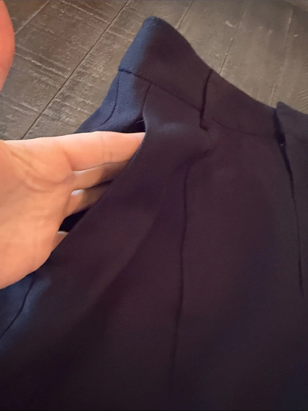 J.Crew Black Top with Ribbed Neck